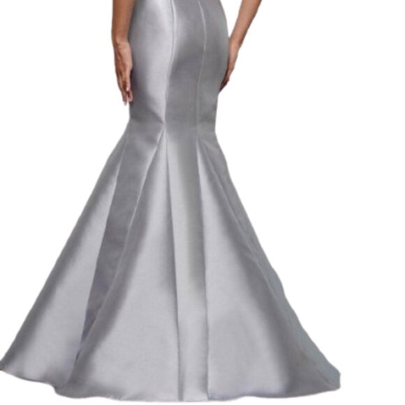 SALE NWT Rina Di Montella RD3257 Mikado Mother of the Bride Dress Gold Size 10 - Picture 4 of 6